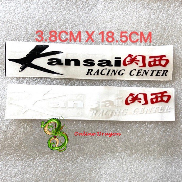 RACING KANSAI CUTTING PRINT STICKER OFF ROAD GEAR 4X4 PICK UP ...