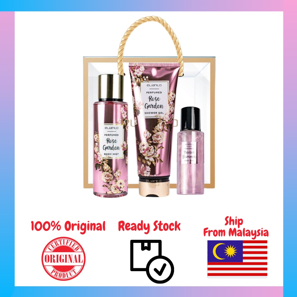 Elianto Garden Series EDP Set Perfume pewangi viral kad kahwin