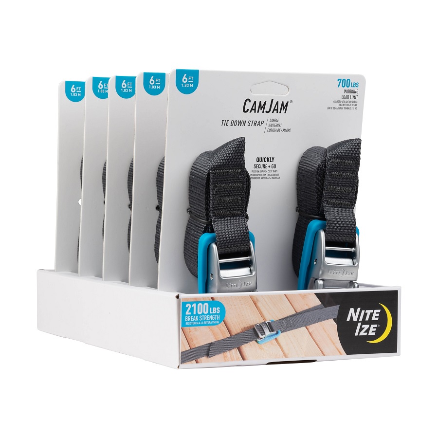 Nite Ize Camjam Tie Down Strap 2 pk (2 Pcs Pack) With Buckle | Shopee ...