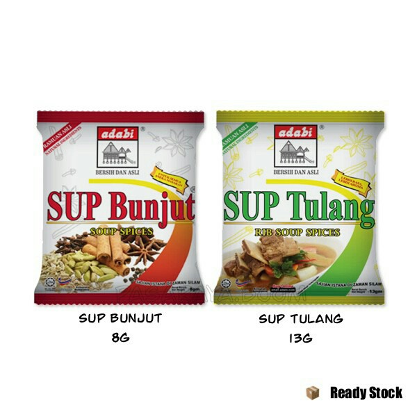 ADABI SUP BUNJUT/SUP TULANG/SUP IKAN READY STOCK | Shopee Malaysia