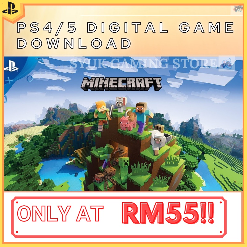 Minecraft ps4 2024 digital download