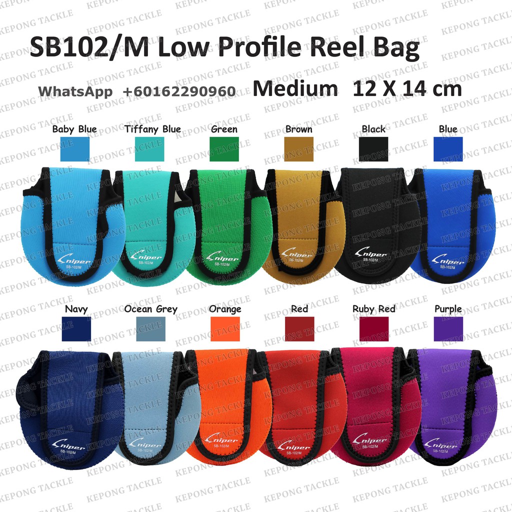Sniper fishing reel bag SB102/M Low Profile Reel Bag