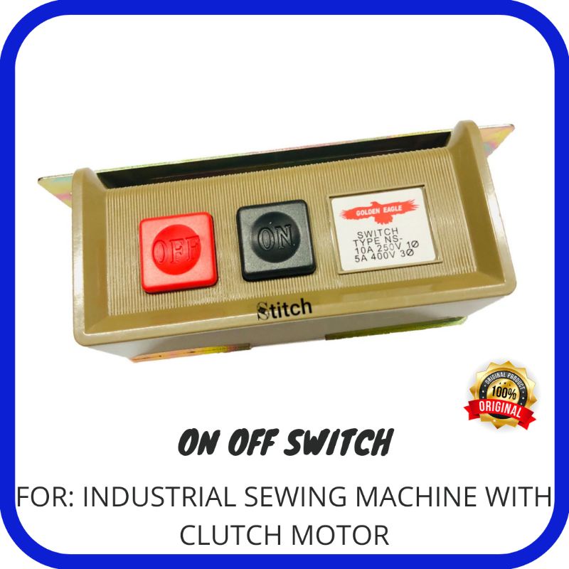 On Off Switch For Clutch Motor Sewing Machine Shopee Malaysia