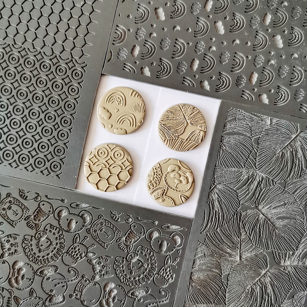 Polymer clay texture sheet - Japan