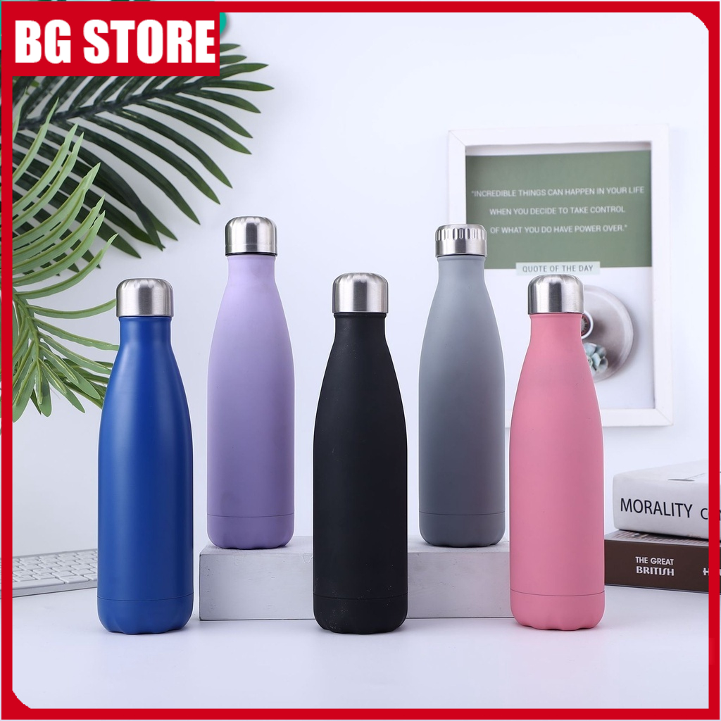 500ml Stainless Steel Thermos Flask Portable Large Capacity Insulated ...