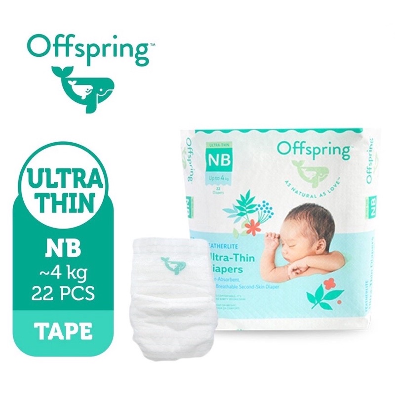 (Limited) Offspring Diapers Ultra Thin Tape New Born Size | Shopee Malaysia