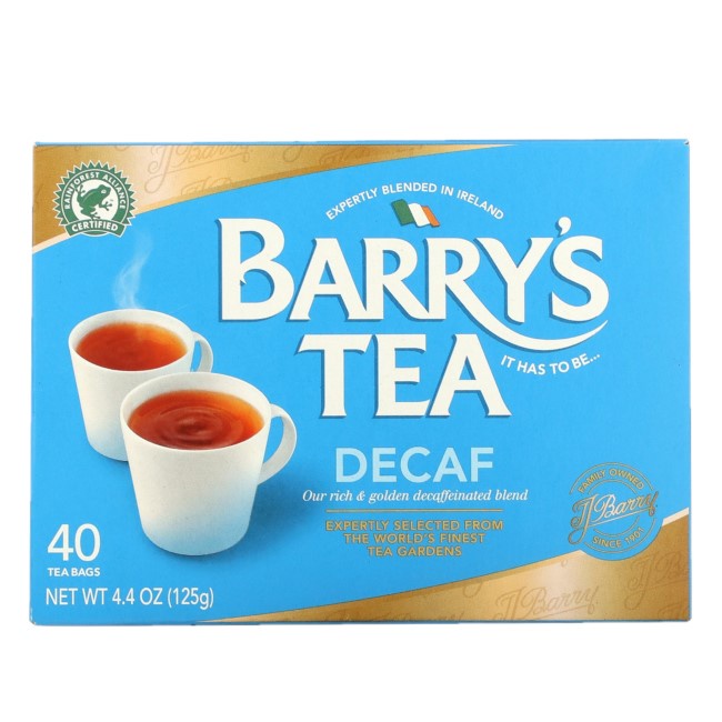Barry's Tea, Decaf Blend, 40 Tea Bags, 4.4 oz (125 g) | Shopee Malaysia