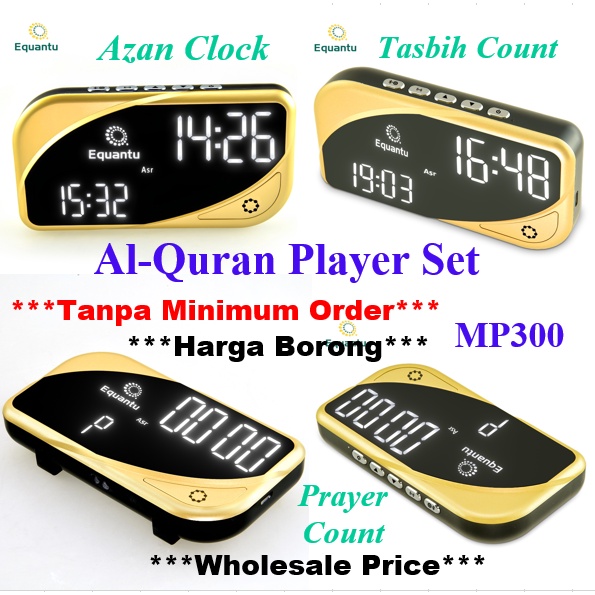 MY Stock🇲🇾 Digital Azan Clock Digital Tasbih Counter Zikir Surah Al ...