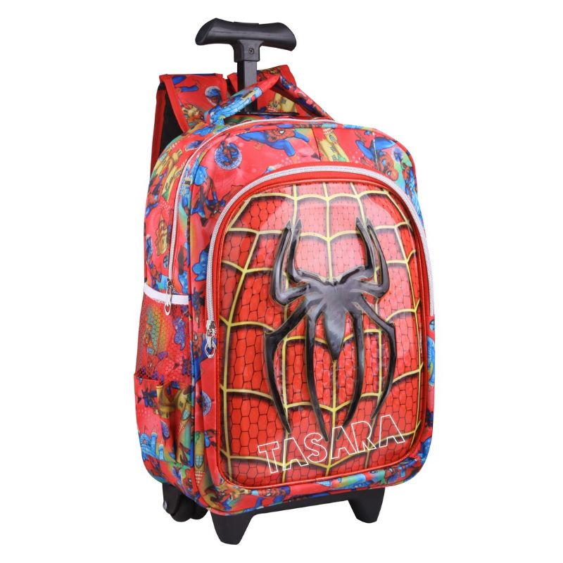 Superhero LED Trolley Bag for Boys Kindergarten Elementary School ...