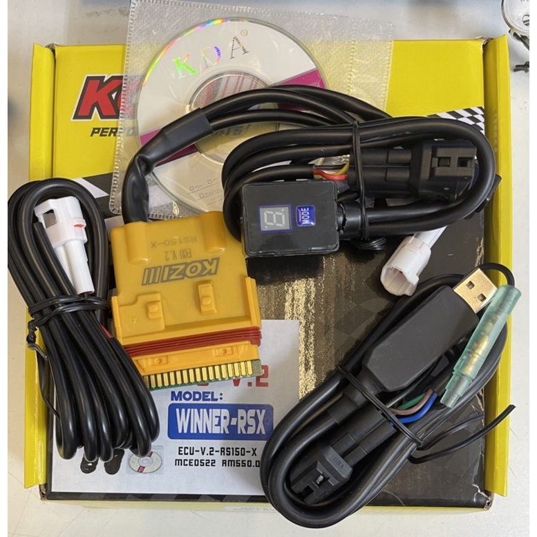 KOZI HONDA RSX 150 RSX150 ECU ADJUSTABLE V.2 WITH SOFT WARE DYNO ...