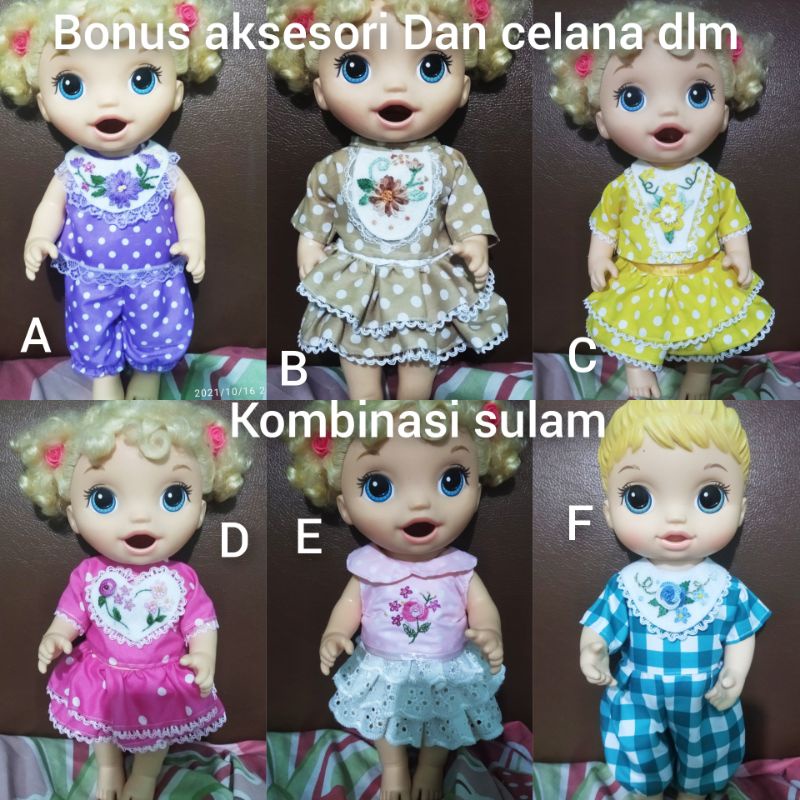 Handmade baby alive doll clothes | Shopee Malaysia