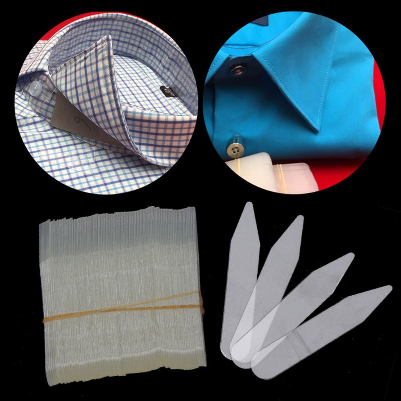 REDD 200Pcs Collar Support Collar Insert Matte Clear For Dress Shirt Men s  Gifts Clear Plastic Collar Stays Transparent | Shopee Malaysia