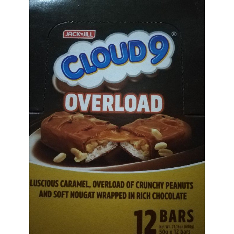 Cloud 9 Overload (50g x 12bars) | Shopee Malaysia