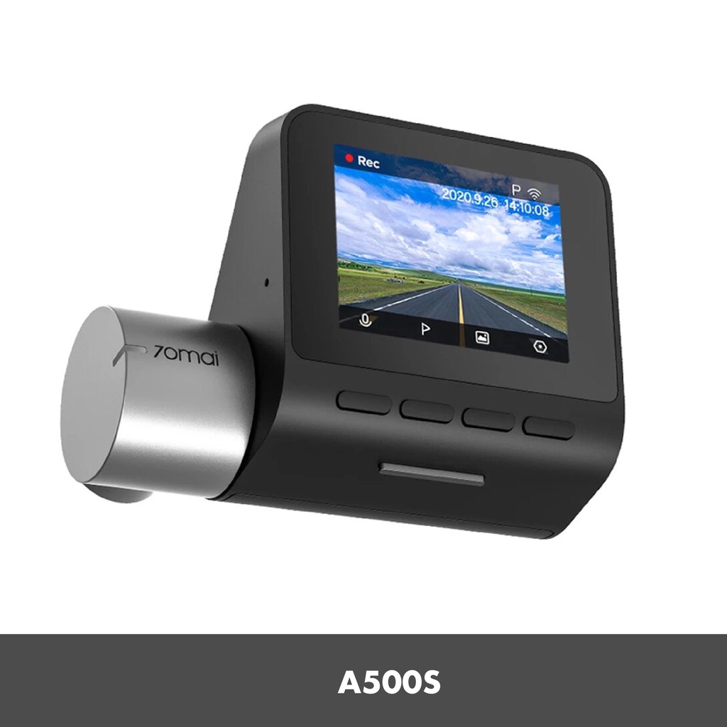 70Mai Dash Cam Pro Plus + Inc Rear Cam, Built-in Wifi, GPS A500s-1 - Xiaomi
