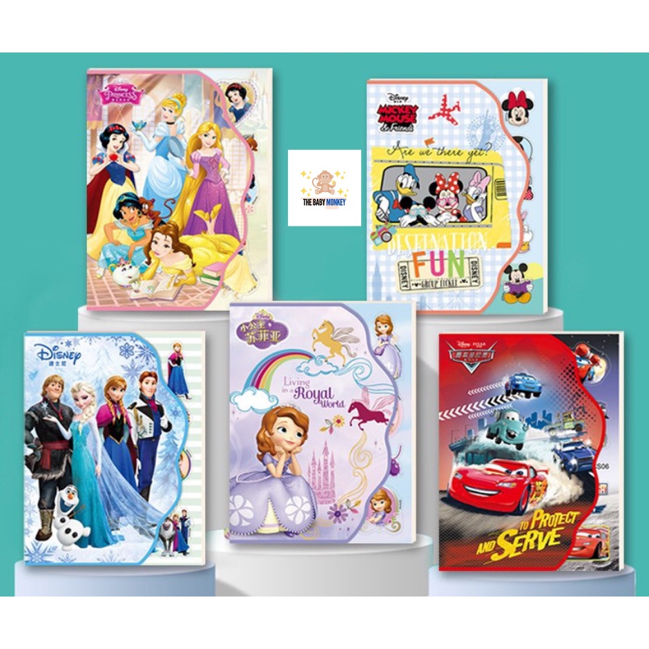 Cartoon Sticker Book Disney Frozen Princess Elsa Anna Mickey Mouse Donald  duck Cars Sofia Cute Children Reward Stickers | Shopee Malaysia