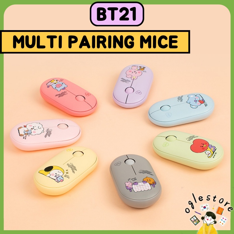 BT21 Multi Pairing Mice BT21 Mouse KOYA RJ SHOOKY MANG CHIMMY TATA
