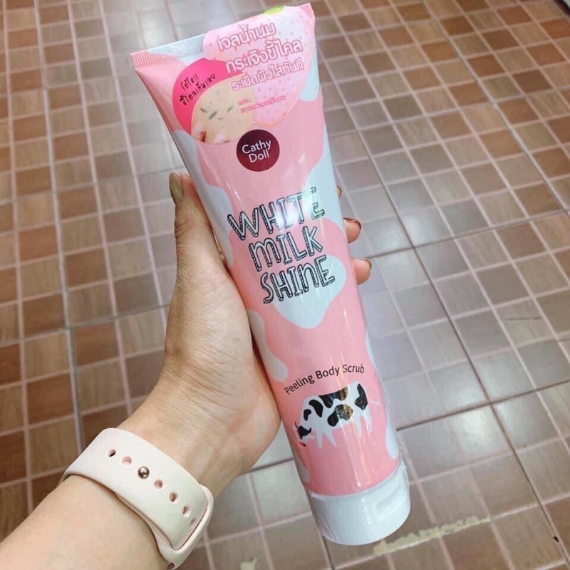 White Milk Shine Cow'S Milk Exfoliating Tube 320ml Shopee Malaysia