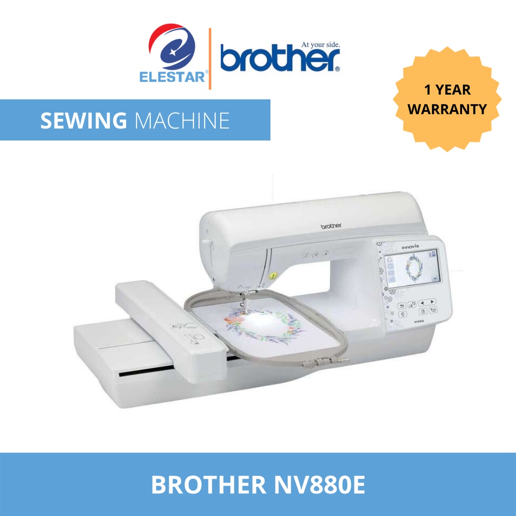 BROTHER NV880E Portable Sewing Machine Shopee Malaysia