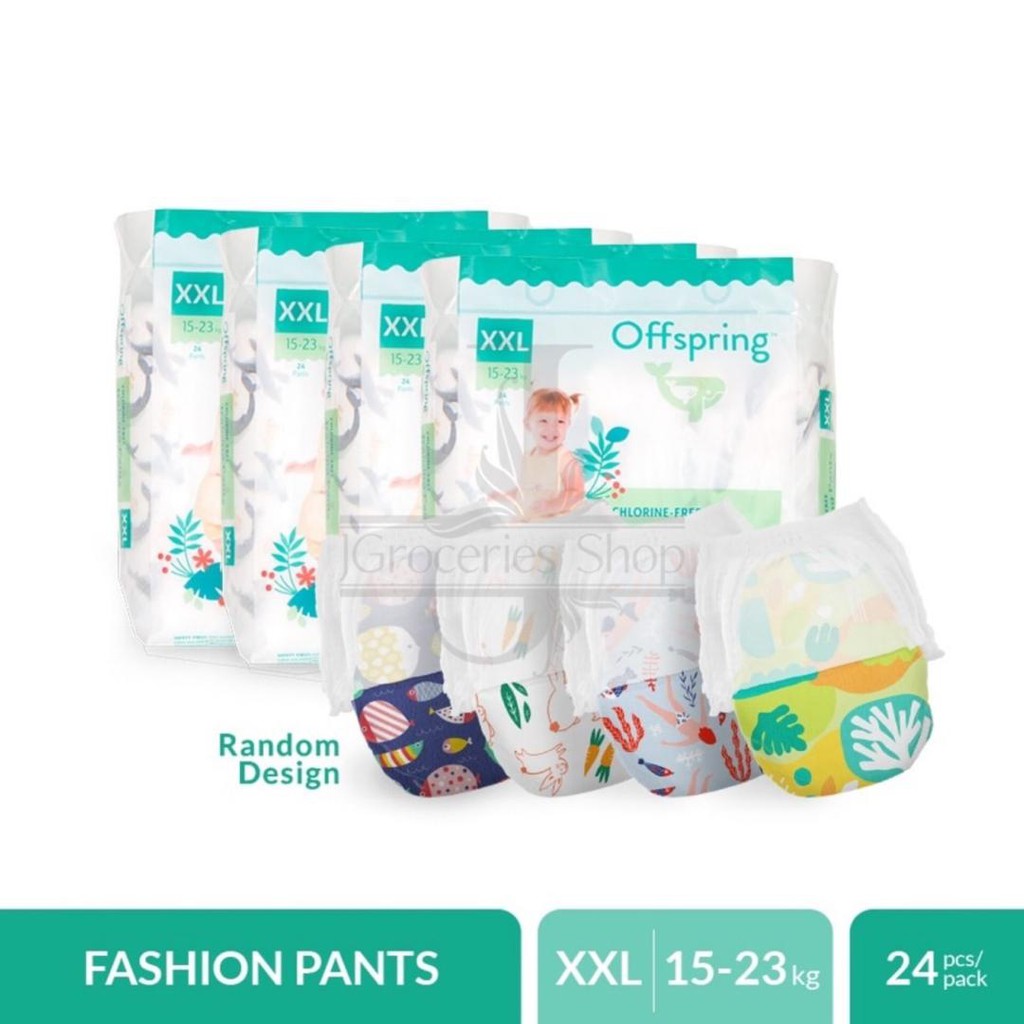 Offspring Fashioned Pants Diaper - XXL24 (15-23kg) | Shopee Malaysia