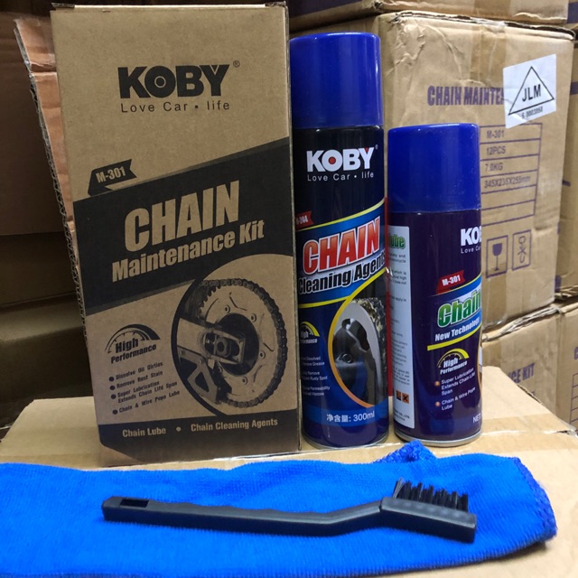 Chain maintenance kit. Koby. Chain cleaning kit Shopee Malaysia