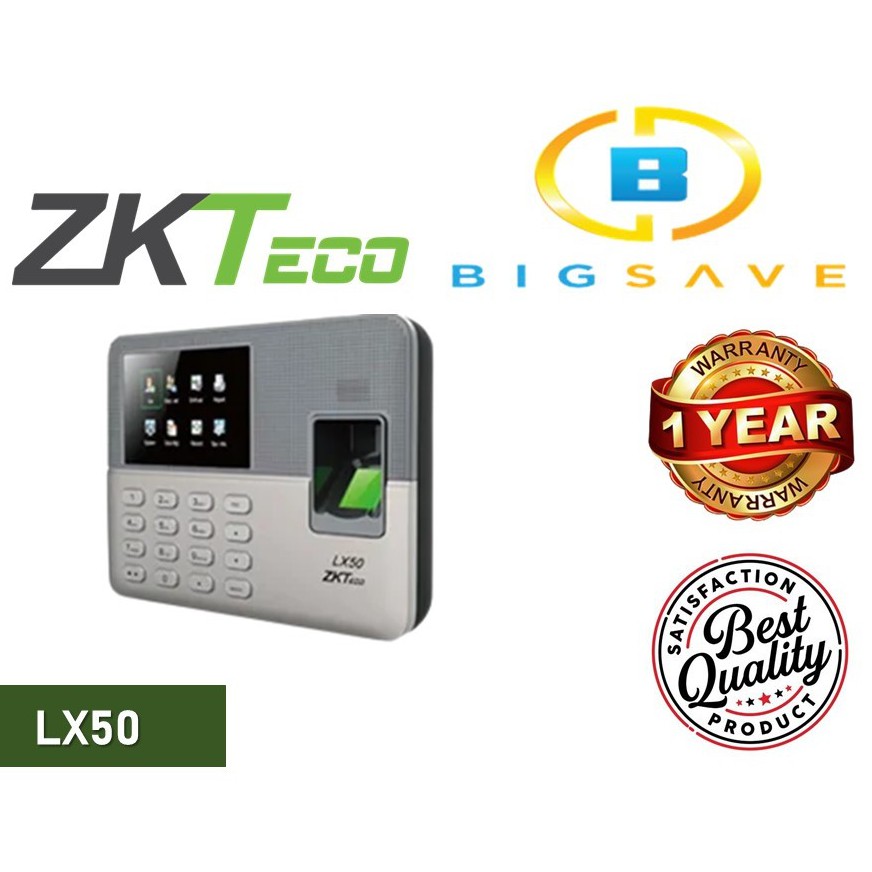 ZKTECO LX50 STANDALONE TIME ATTENDANCE TERMINAL | Shopee Malaysia