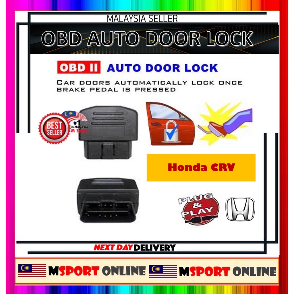 Honda CRV CRV 2012 2013 2014 2015 2016 Plug & Play OBD Foot Brake Auto Door Lock Shopee Malaysia
