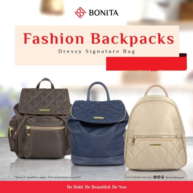 Bonita Ladies fashion backpack