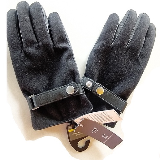 Original Marks & Spencer Leather Gloves Size L Shopee Malaysia