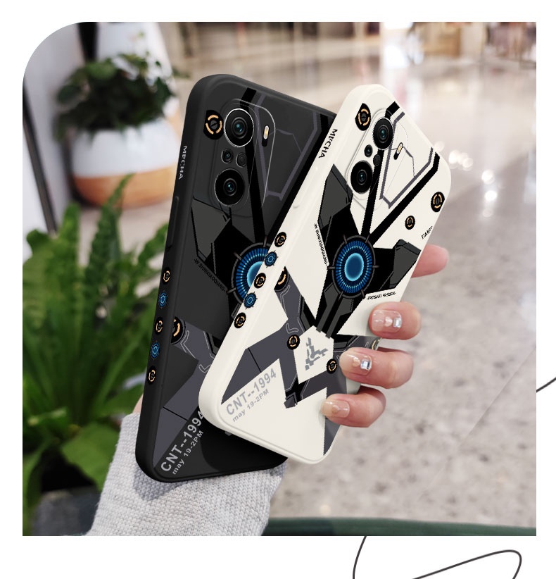 Creative Mech Style Phone Case For Xiaomi Poco F3 F2 X3 M3 Pro 5G GT ...