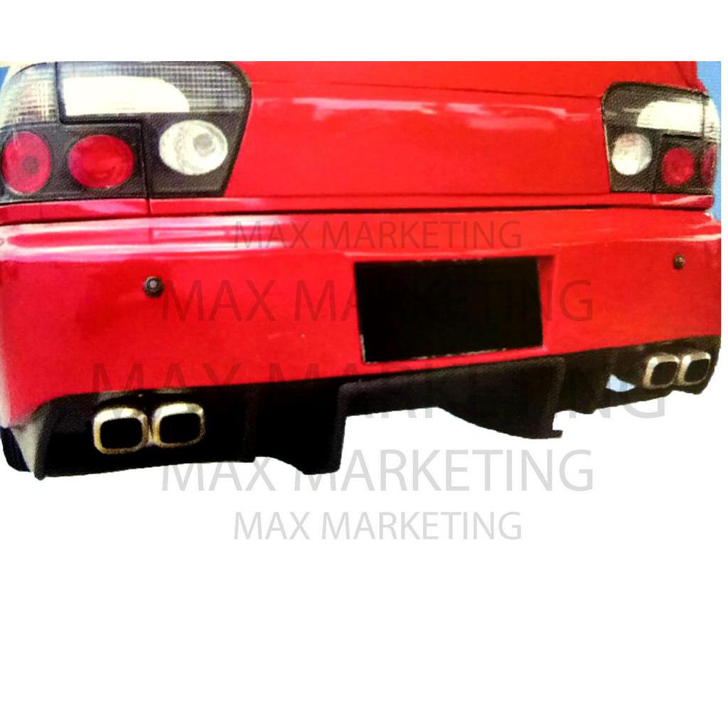 UNIVERSAL REAR DIFFUSER (TOP SECRET) FIBERGLASS SKIRT LIP BODYKIT ...