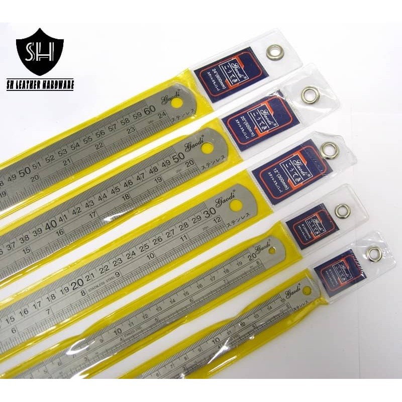 (Extra Thickness) Stainless Steel Ruler / Pembaris Besi Keluli Tahan ...