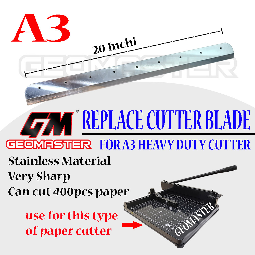 GEOMASTER A4 HEAVY DUTY PAPER CUTTER / STAINLESS STEEL CUTTER