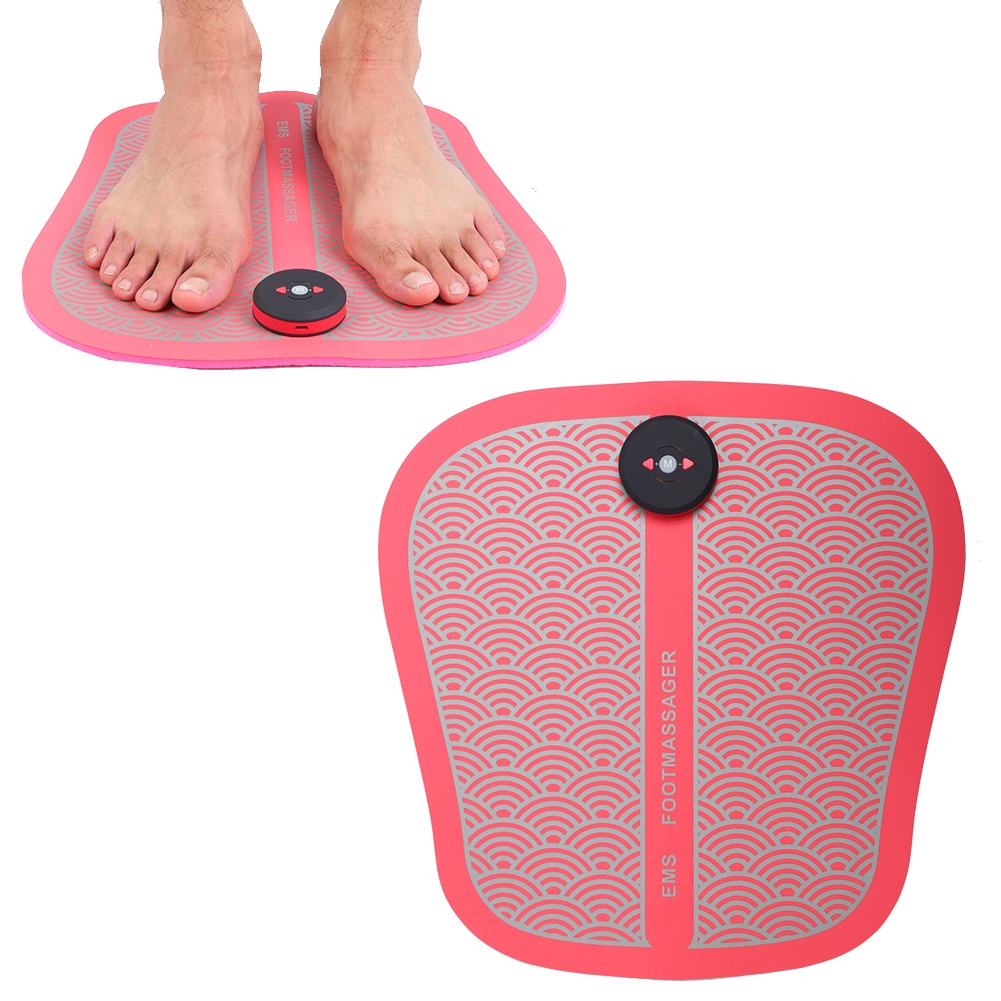 Electric EMS Foot Massager Pad Portable Foldable Massage Mat Pulse Muscle  Stimulation Relief Pain Relax Feet,Dropshipping