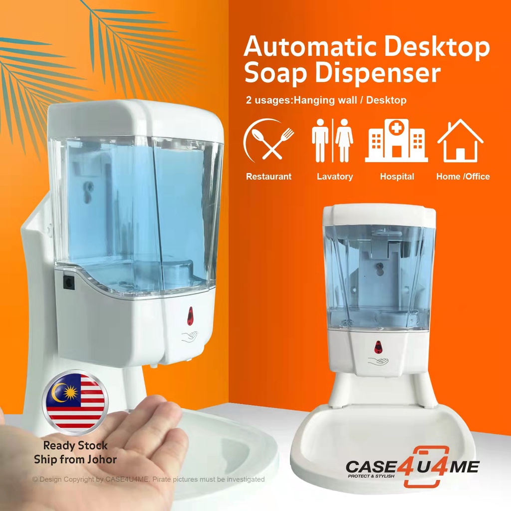 Automatic Soap Dispenser 700ml (Can used for Hand sanitizer Gel