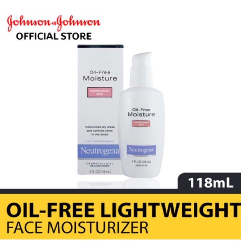 Neutrogena Oil Free Moisture Combination Skin 118ml Shopee Malaysia 2098