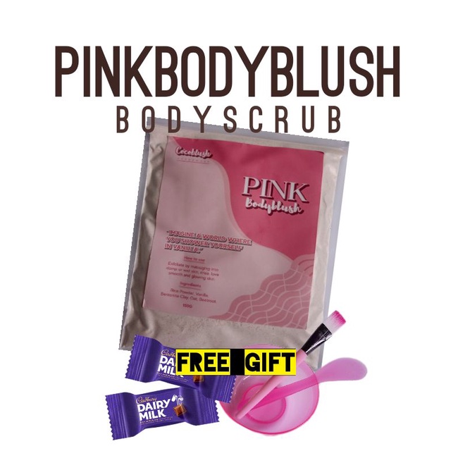 PINK BODYBLUSH Tik Tok Viral Body Scrub 150g Shopee Malaysia
