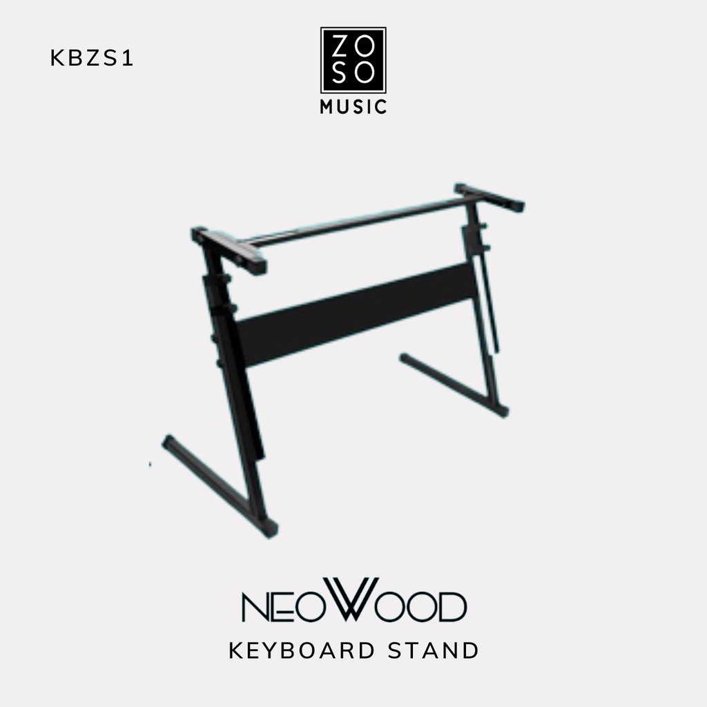 NEOWOOD KBZS1 KEYBOARD Z STAND (NEOWOOD/ KBZS1/ KEYBOARD STAND/ Z STAND/ ZOSO MUSIC) Shopee