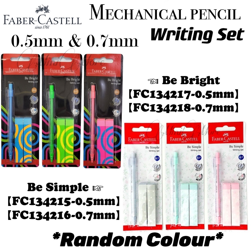 (MiniMore) Faber Castell Mechanical Pencil Be Bright & Be Simple