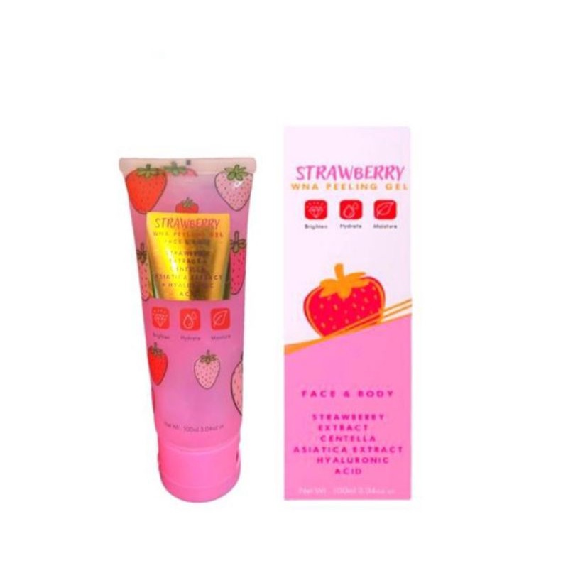 𝐑𝐄𝐀𝐃𝐘 𝐒𝐓𝐎𝐂𝐊 STRAWBERRY WNA PEELING GEL Shopee Malaysia