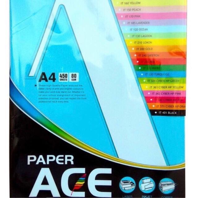 A4 Acepineapple Fine Colour Paper 450sheets 80gsm Shopee Malaysia 5181