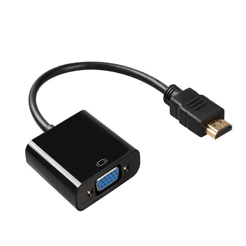 HDMI to VGA Video Converter Adapter Cable without Audio Support ...