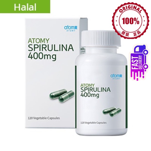 Atomy Spirulina 艾多美纯净螺旋藻 (400mg*120 capsules) Shopee Malaysia