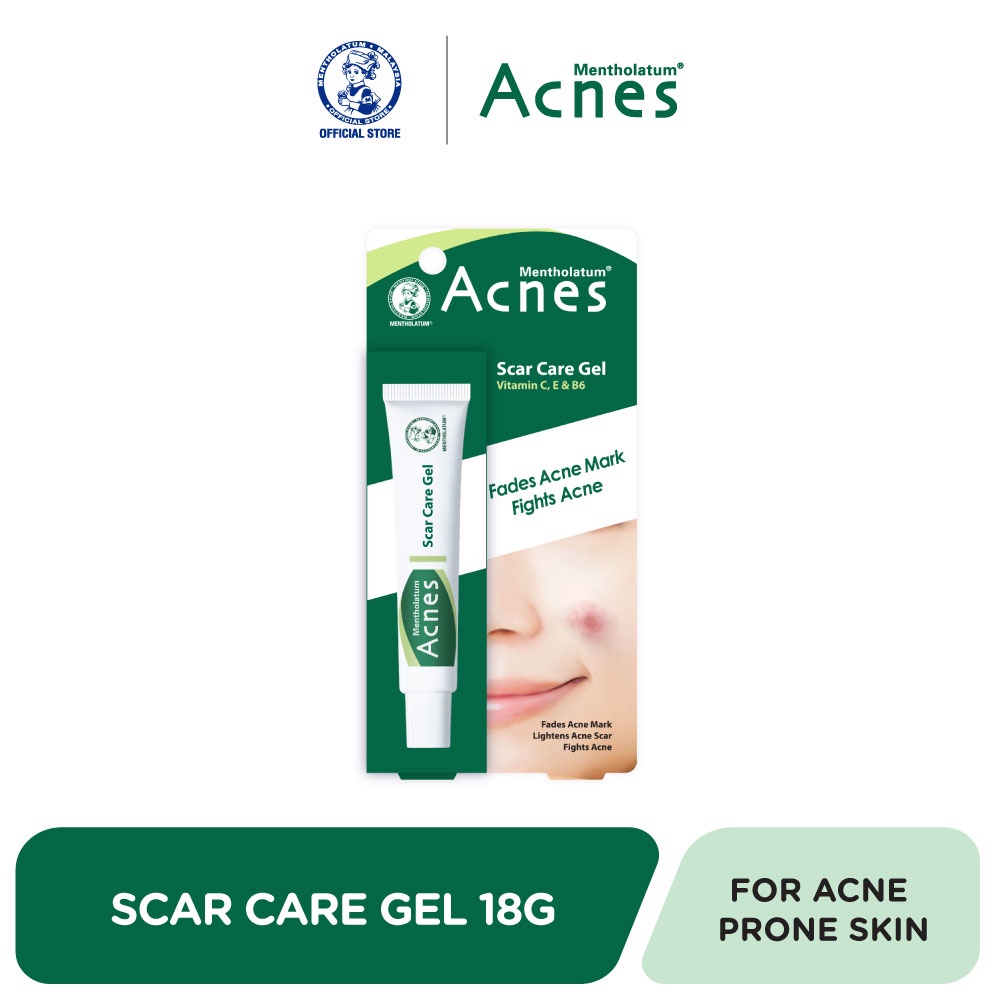 Mentholatum Acnes Scar Care Gel 18g [Fades Acne Marks/ Lighten Acne