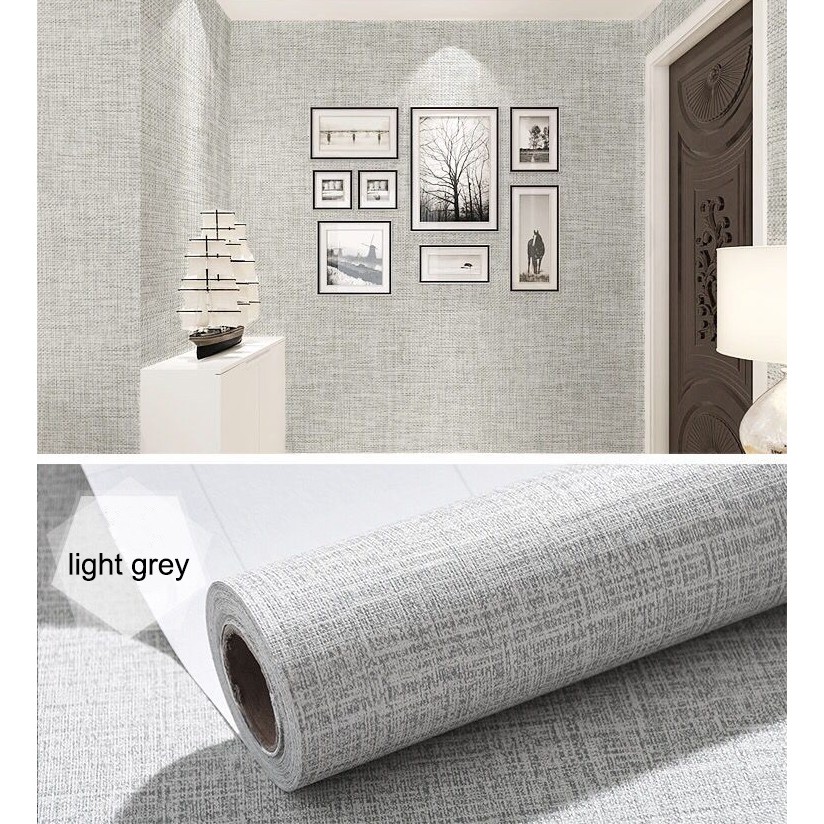 100cmx60cm Linen Self adhesive PVC Waterproof Wallpaper Stickers Home ...