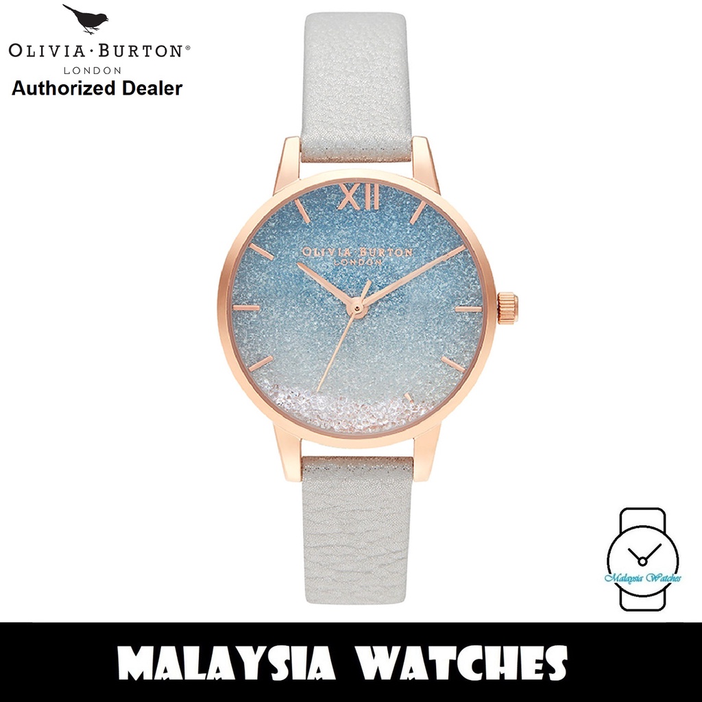 Olivia Burton OB16US26 Wishing Quartz Wave Glitter Dial Rose Gold