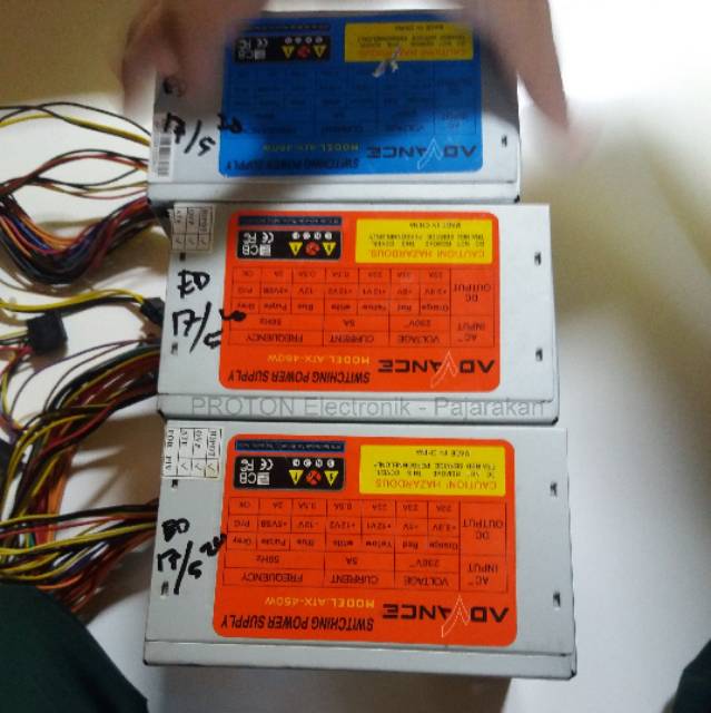 PSU PC ATX 450W 24pin Power Supply CPU jack Sata Chase standard mix DC ...