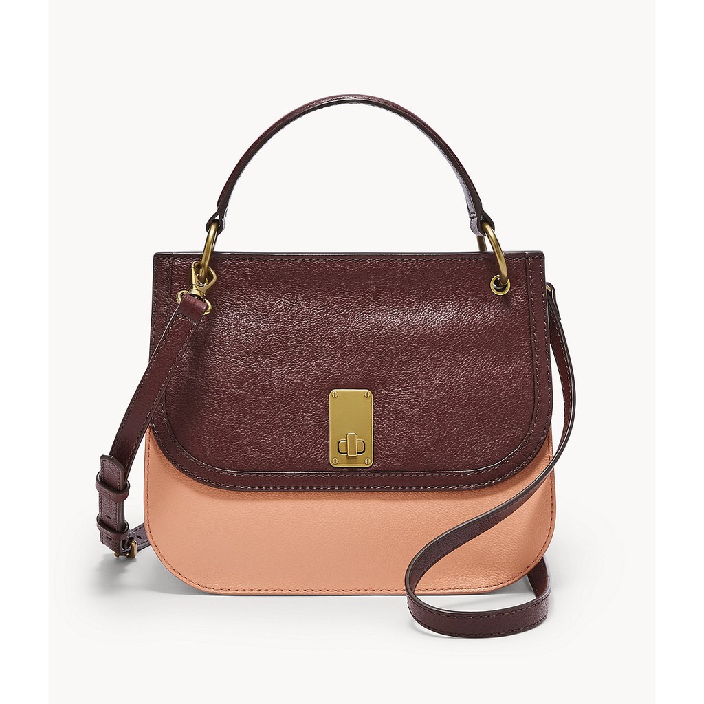 FOSSIL BELMONT CROSSBODY IN PINK MULTI Shopee Malaysia