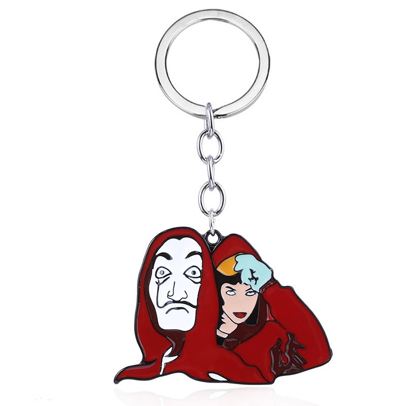 La Casa De Papel Mask Keychain Money Heist The House of Paper