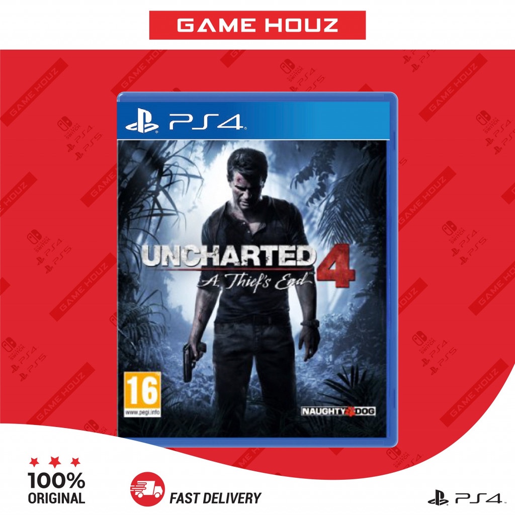 (PS4) Uncharted 4: A Thief's End - NEW/USED | Shopee Malaysia