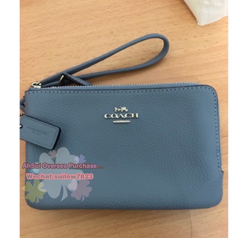 Coach Double Zip Coin Purse NWT Coach Double Zip Wallet With Bow